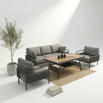 LİNE Alüminyum Oturma Takımı